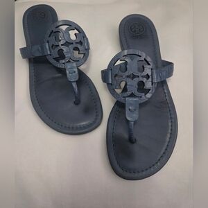 Tory Burch Navy Blue Sandals